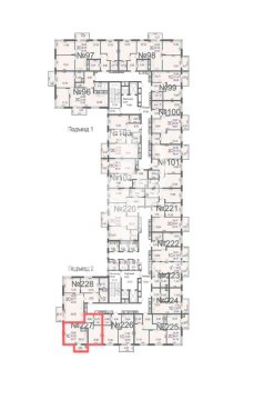 1-к квартира, 13/15 эт., 42м²