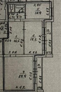 2-к квартира, 1/9 эт., 79м²