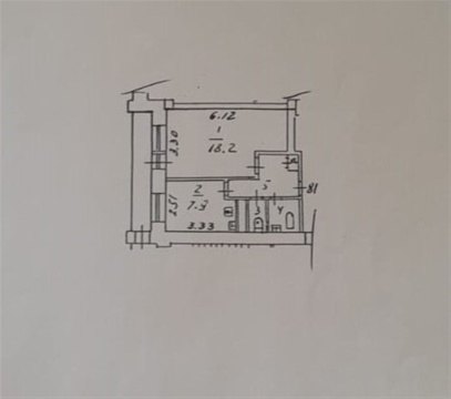 1-к квартира, 11/14 эт., 34м²