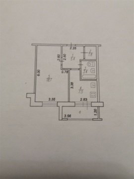 1-к квартира, 1/9 эт., 36м²