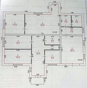 Дом 177м², участок 14 сот.