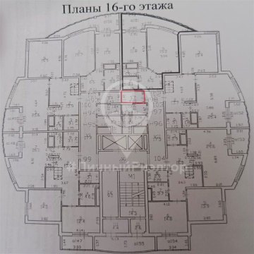 1-к квартира, 16/17 эт., 54м²