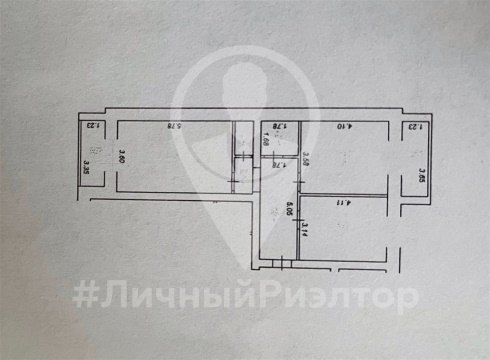 2-к квартира, 7/8 эт., 63м²