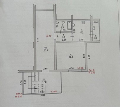 1-к квартира, 3/3 эт., 33м²