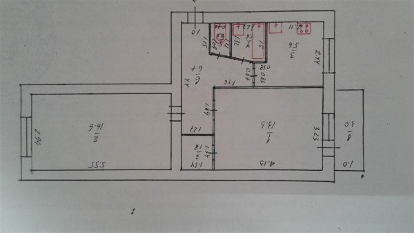 2-к квартира, 3/5 эт., 47м²