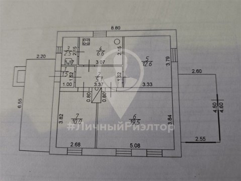 Дом 60м², участок 20 сот.