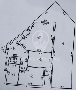 3-к квартира, 1/22 эт., 75м²