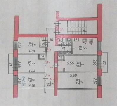 Комната в 5-к квартире, 3/5 эт., 17м²