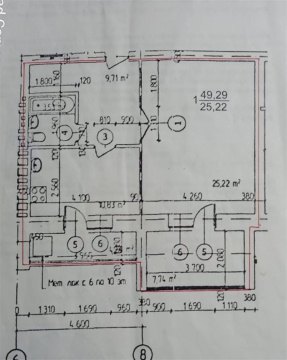 1-к квартира, 5/10 эт., 49м²