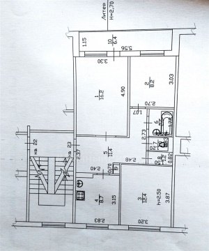 3-к квартира, 4/5 эт., 64м²