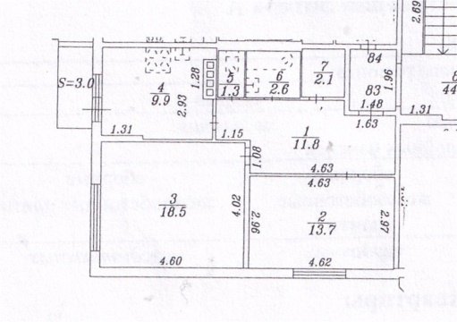 2-к квартира, 5/9 эт., 60м²