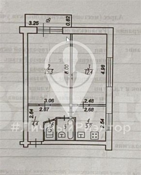 2-к квартира, 2/5 эт., 41м²