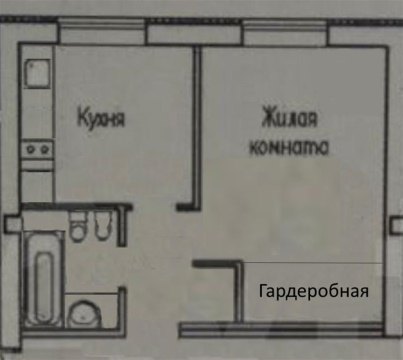 1-к квартира, 2/3 эт., 30м²