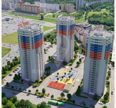 1-к квартира, 2/25 эт., 43м²