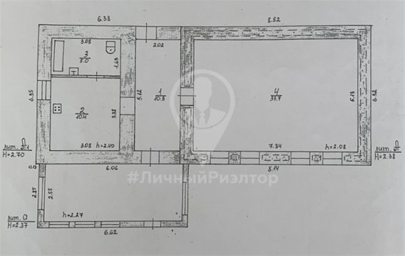 Дом 63м², участок 30 сот.