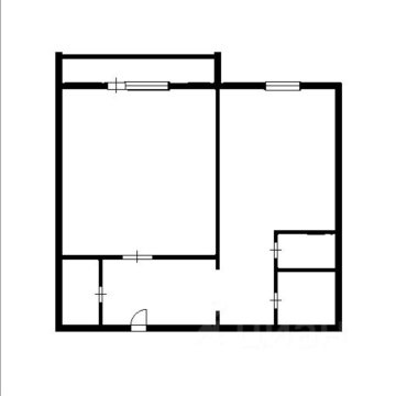 1-к квартира, 2/10 эт., 41м²