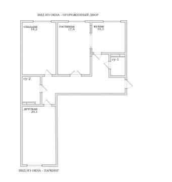 3-к квартира, 8/15 эт., 93м²