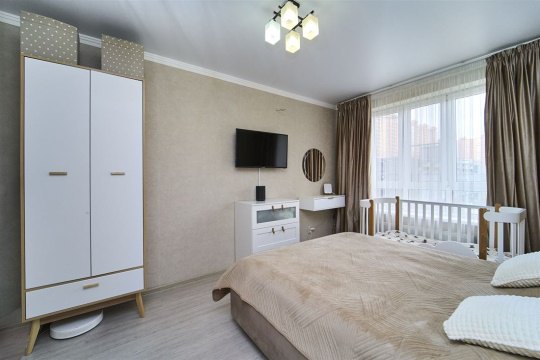 2-к квартира, 3/17 эт., 55м²