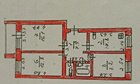 3-к квартира, 2/5 эт., 56м²