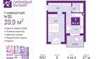 1-к квартира, 4/4 эт., 39м²